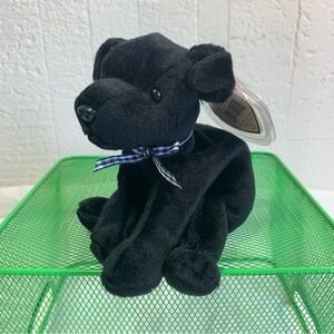 Vintage Ty Beanie Baby Luke the Black Lab 1998 for dog lovers Labrador Retriever